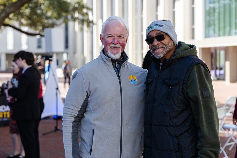 Two partners at Sports Day at the Capitol